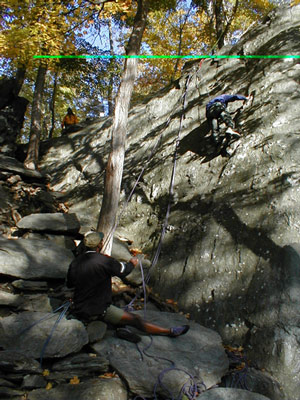 Climbing at Carderock